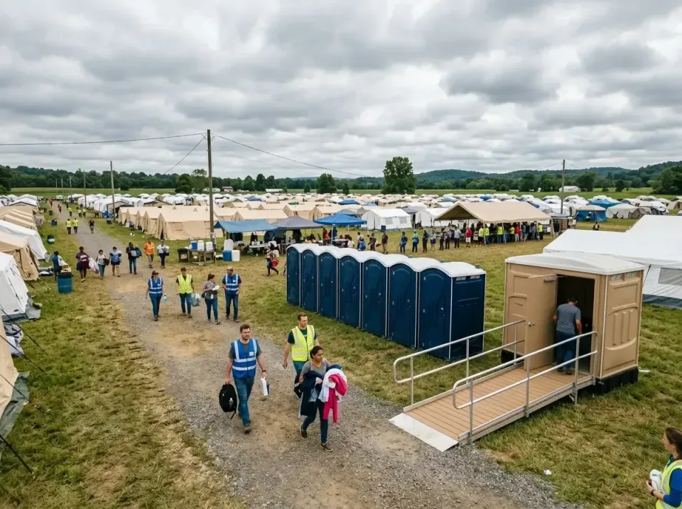 disaster-relief-camp-restrooms-010 — frequently asked questions, Dumpster & Portable Bathrooms Rental in Karns, TN